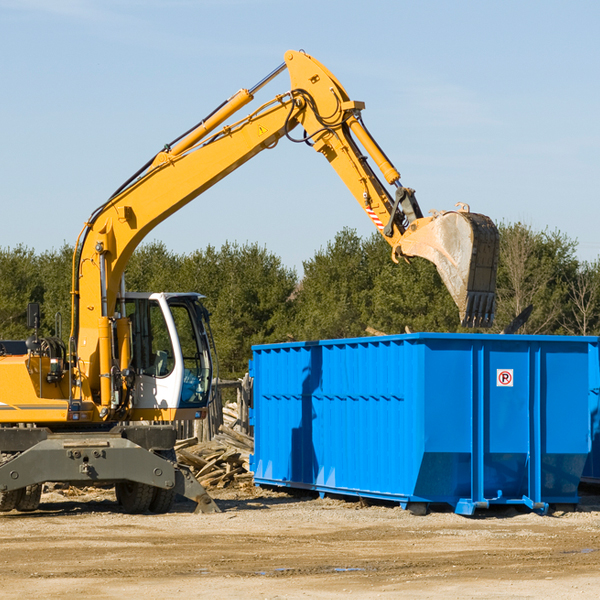 how many times can i have a residential dumpster rental emptied in Garfield